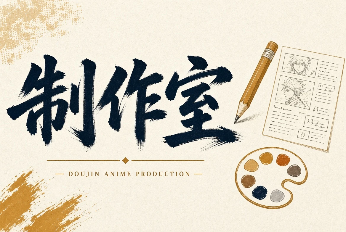 动漫制作室与分镜观察